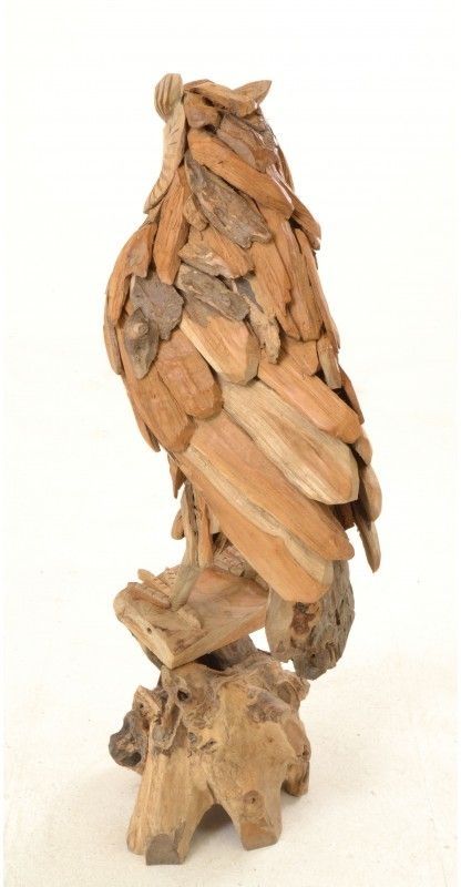 Product photograph of Ancient Mariner Large Owl On Stand from Choice Furniture Superstore.